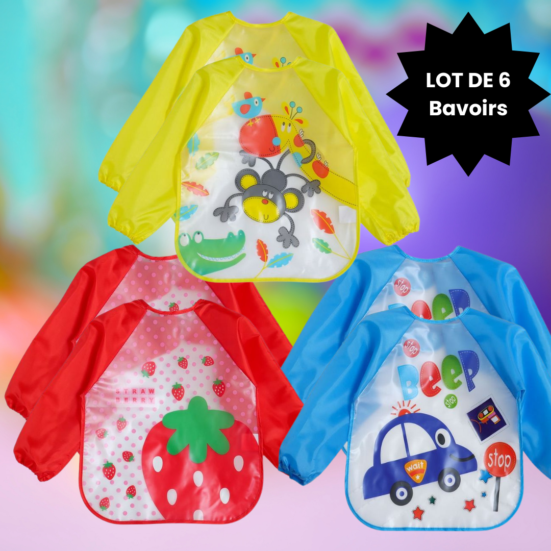 Bibio™ - Bavoir imperméable pour enfant (1 À 4 ANS)